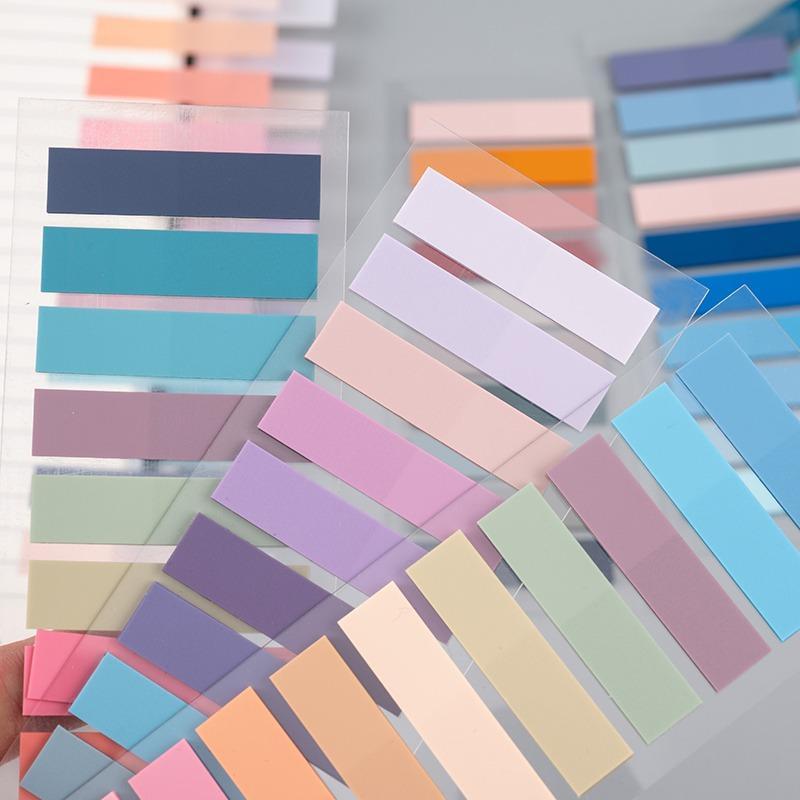 6pcs Colorful Adhesive Sticky Note, Page Markers Sticky Index Tabs, Writable Tabs Stickers For Book Markers, Sticky Labels