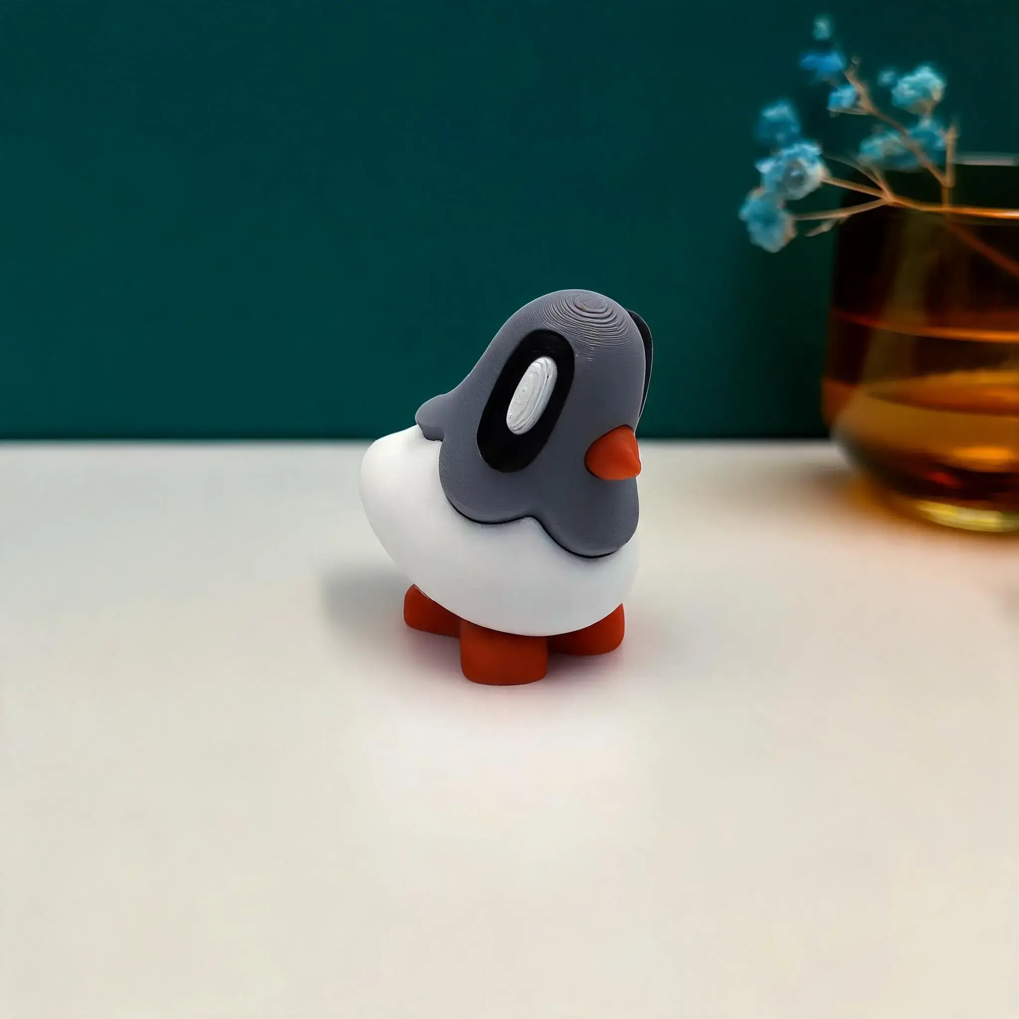 Realistic Pigeon Figurine, Creative Home Office Decor Gift, Detailed 3D Printed Craftsmanship, Elegant Desktop Ornament, Home Decor Accessory, Modern Home Decoration, Living Room Decor