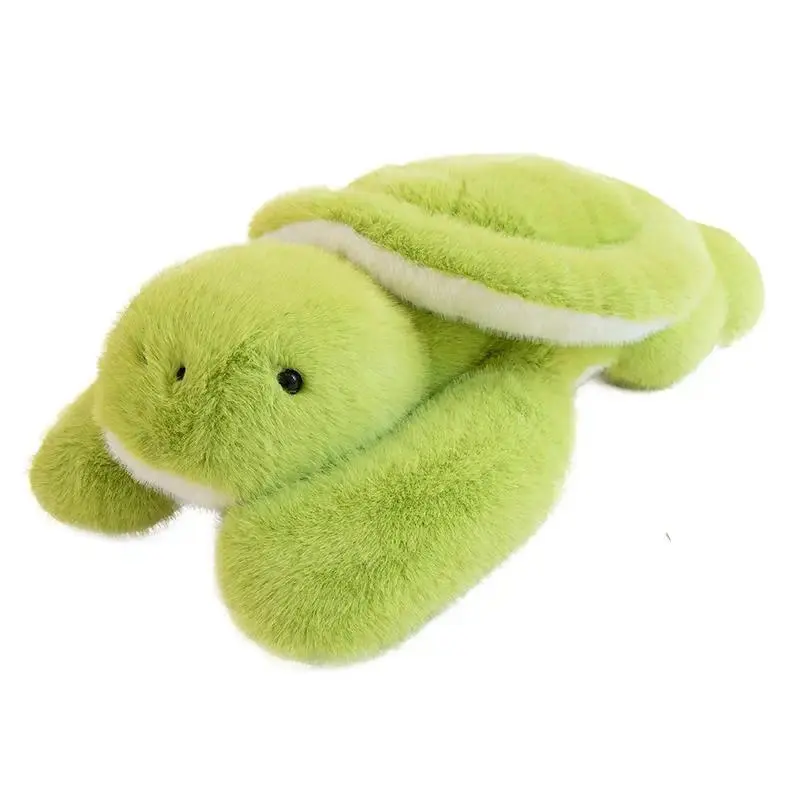 New Lovely Turtle Plush Toys Cozy Fluffy Lying Prone Cartoon Tortoise Throw Pillow Back Cushion Kawaii Home Decor Funny Gift