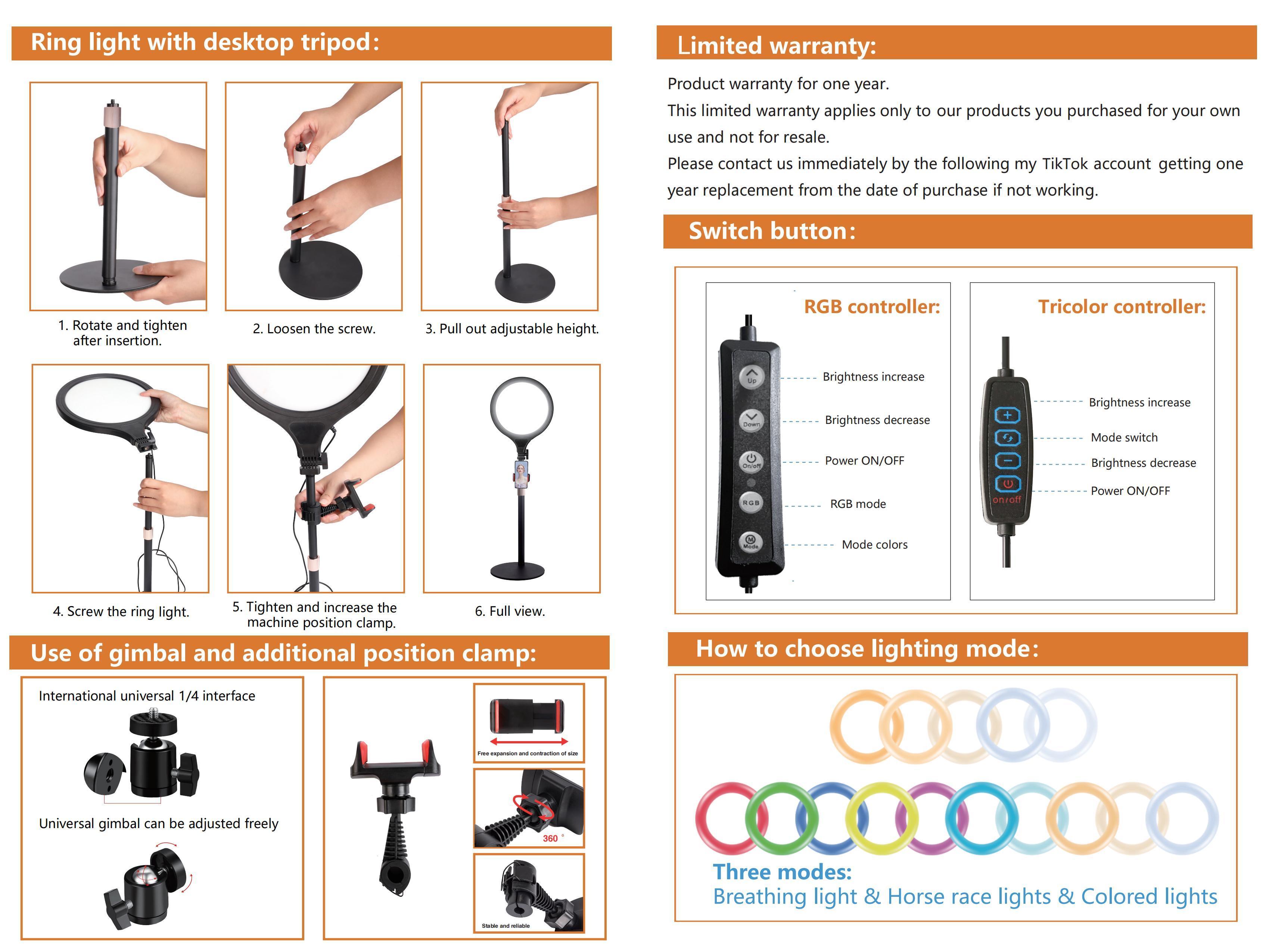 12" Video Light With 43.3" Extendable Tripod Stand - Ring Light With Phone Holder For Live Stream/Makeup/YouTube Video/TikTok/March Madness/Spring Break/Easter/World Cup - Compatible With All Phones - Creator Essential