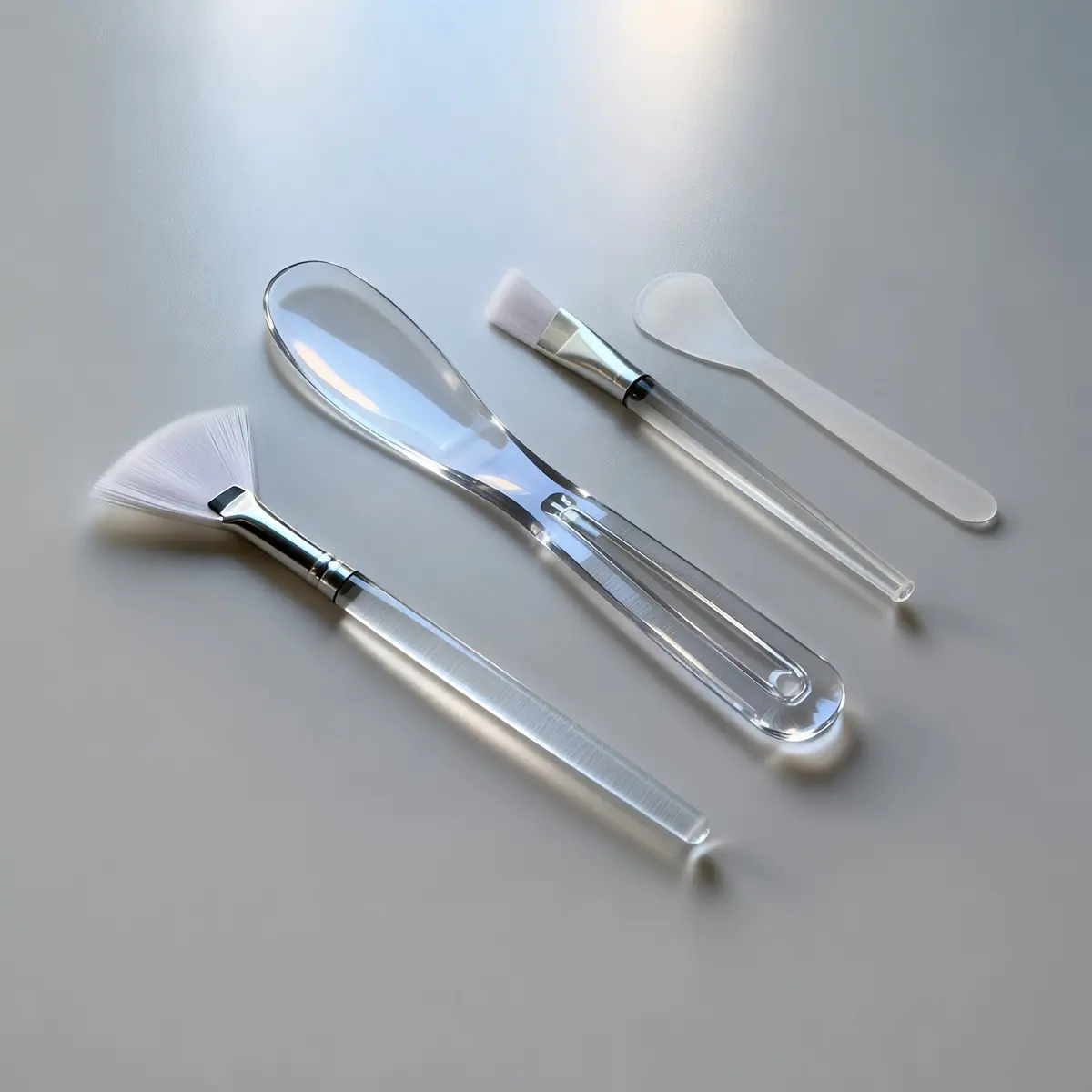 4 Different Types of Mask Brushes, Essential Tools for Skincare Routine, Perfect for Applying Masks Evenly, Enhance Your Beauty Regimen