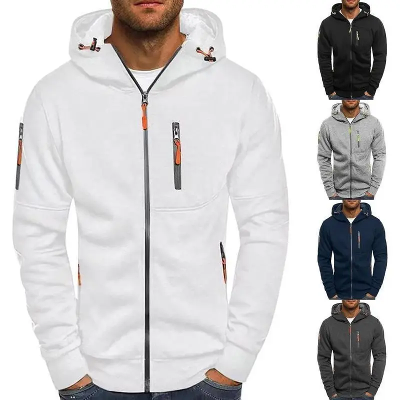 Hoodies for Men Zip up Lightweight Hoodie Big and Tall Sweatshirt Casual Fashion Jackets Fall Tops with Zip Pockets Menswear Pullover Vintage Quarter casual zip lady comfort henley shirt autumn coat