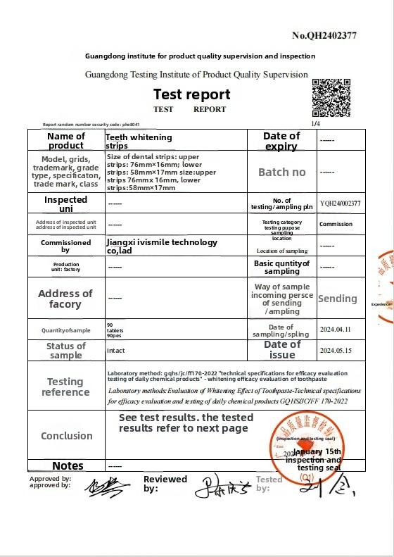 Ai Smile Teeth Whitening Strips, Yellow Stain Removal, Whitening, Sea Salt Cleansing, Brightening, Gentle, Cross-Border Supply, In-Stock