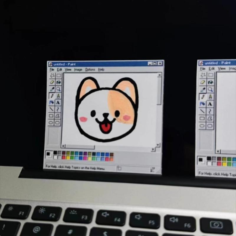 Retro Computer Pattern Sticky Note, 3 Counts/pack 3x3 Inch Creative Office Sticky Note, School Notepad for Students and Teachers, Office Supplies