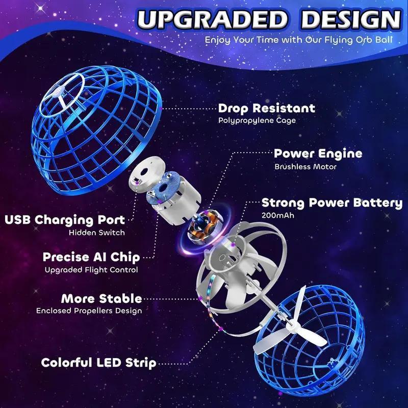 New Arrival Flying Orb Stylish High-Tech Smart Toy with Advanced Technology for Indoor Outdoor Play Perfect Gift for Tech Enthusiasts