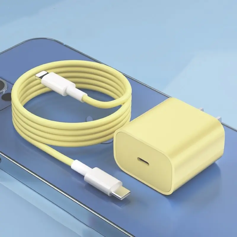 20W PD Fast Charger & 3FT Lightning Fast Charging Cable, USB C Wall Charger with Cable, Phone Accessories for iPhone 14 13 12 11 Max Mini XS Max XR iPad