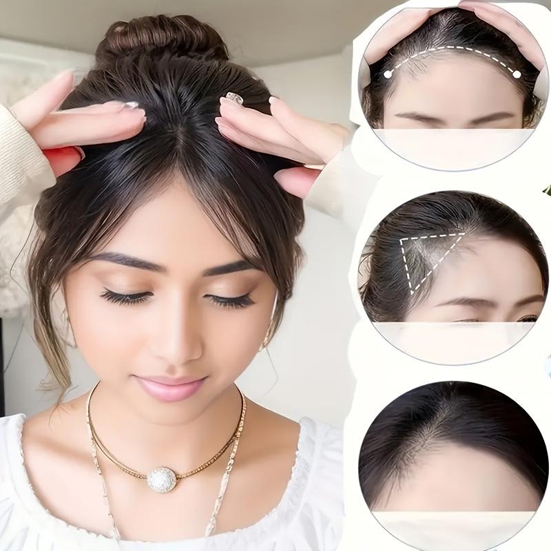 2-Piece Straight Clip-In Wigs - Heat-Resistant Synthetic Fiber Extensions with Adjustable Snap-On Mesh Caps for Natural Straight Hair Styles, Suitable for Parties, Photoshoots, and Daily Use - Salon-Quality Headpieces for Seamless Blending and Secure Fit