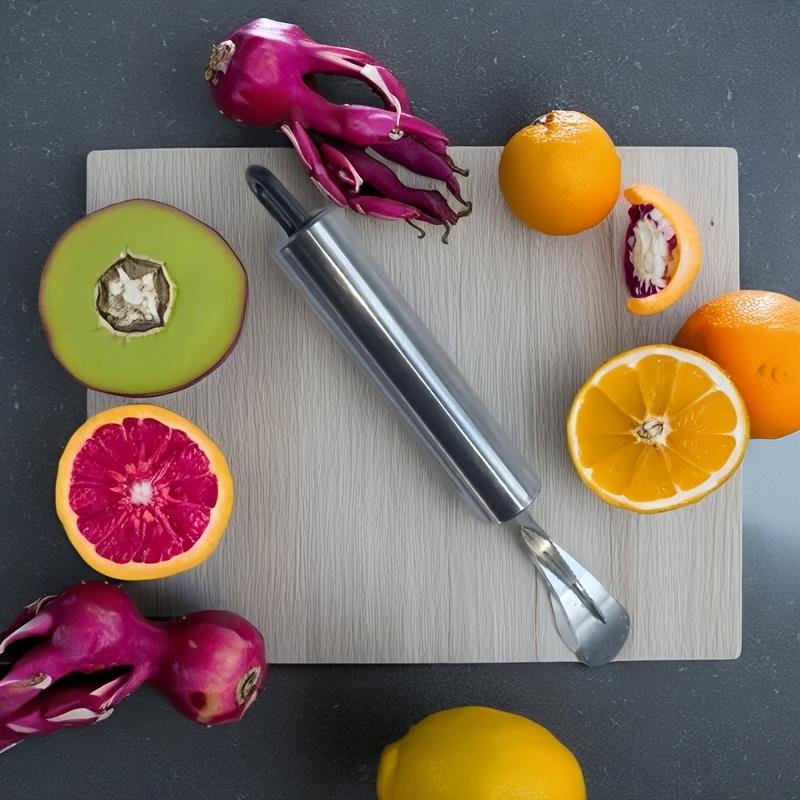 2025 HOT Creative Ergonomic Stainless Steel Peeler - Orange & Lemon Peeler with Curved Handle for Easy Citrus Peeling - Perfect for Restaurants