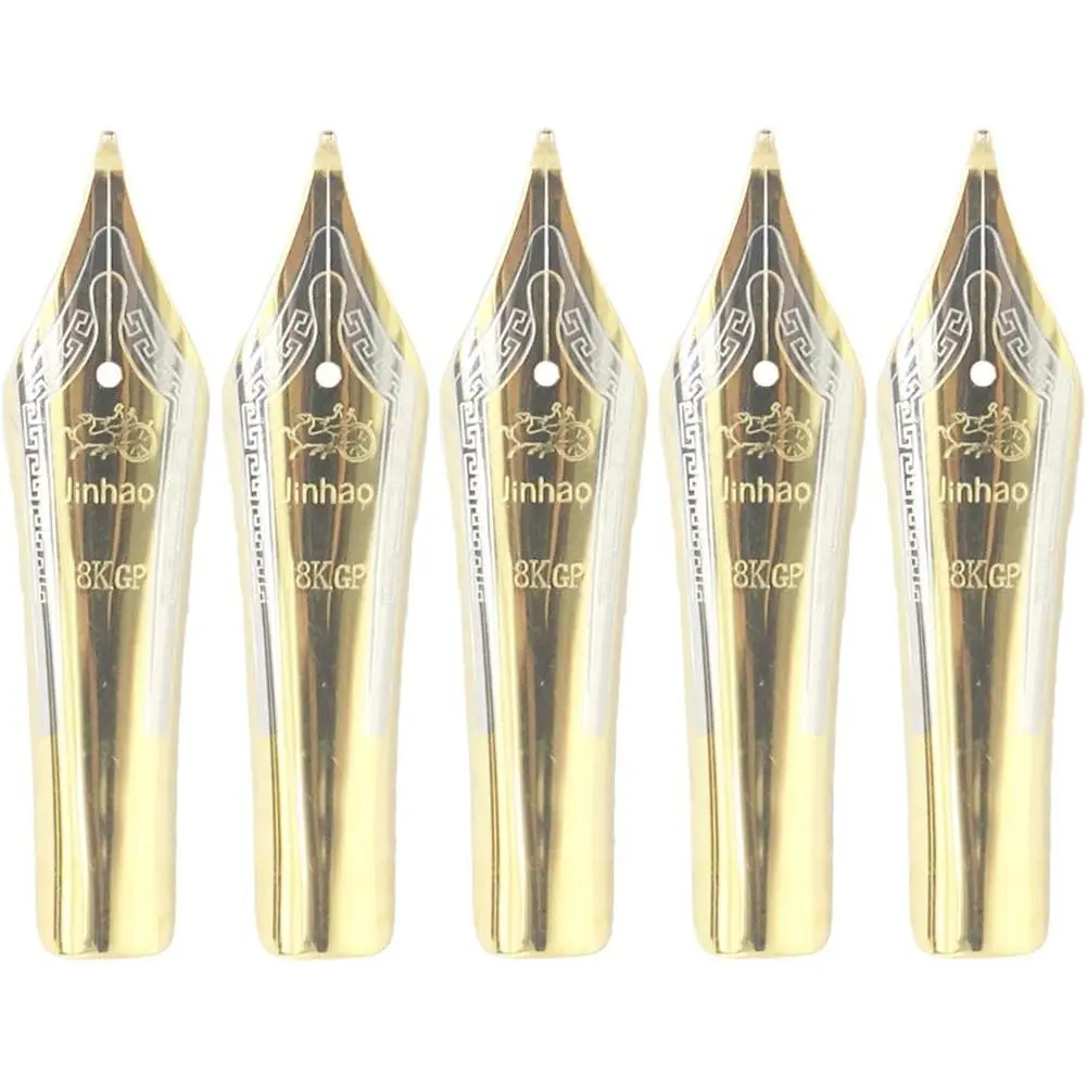 5 count Fountain Pen Nibs Fit Jinhao 159/450/750, , Bent Nib