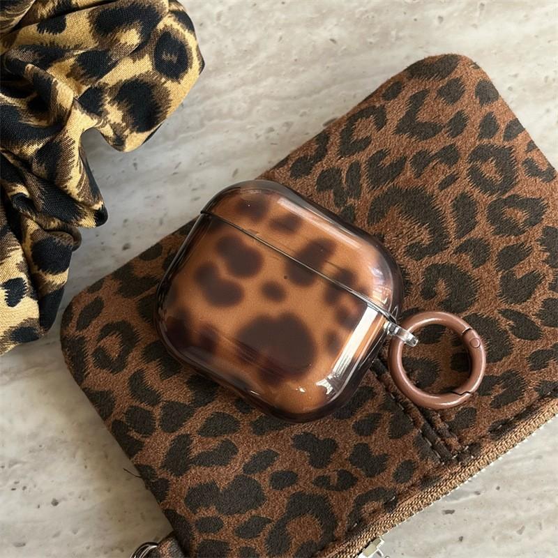 Amber Tortoiseshell Pattern Brown Protective Case For AirPods 3, Pro 2,  Wireless Earbuds 4