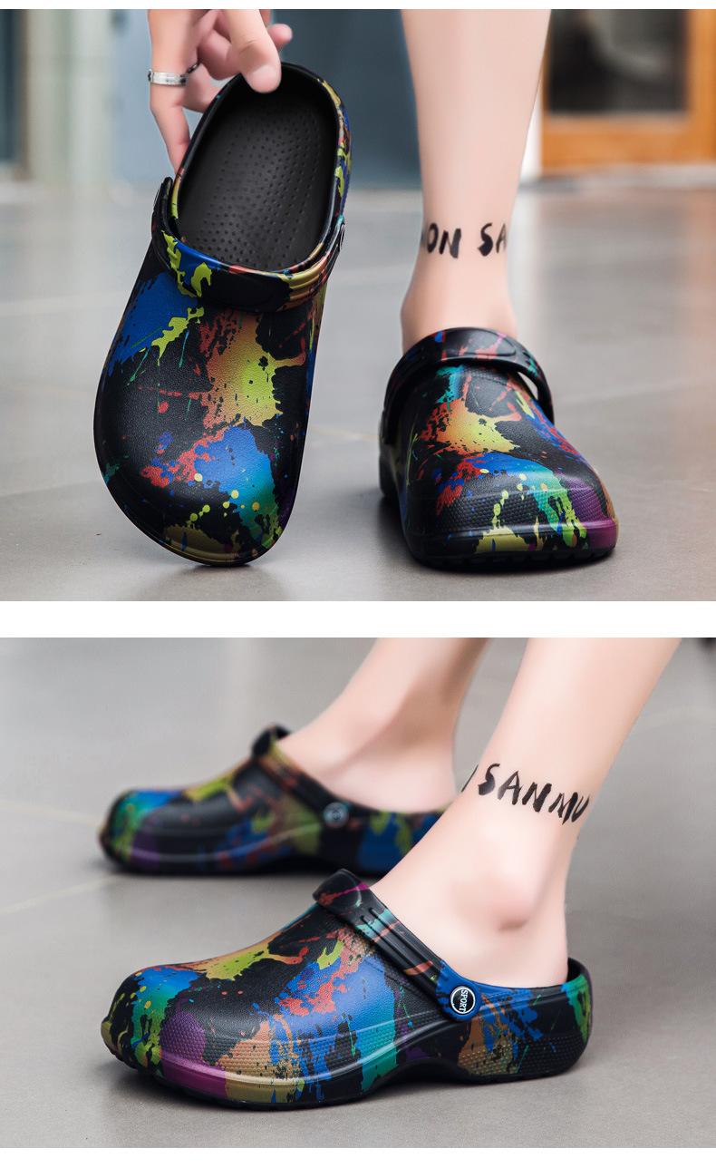 Clogs Women's Lightweight Soft-Soled Wear-Resistant Mules, Women Shoes