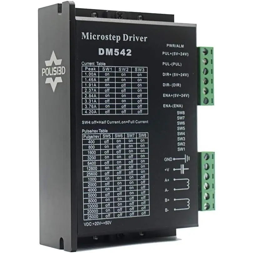 CNC Digital Microstep Driver DM542 Stepper Motor Driver 2-Phase Controller