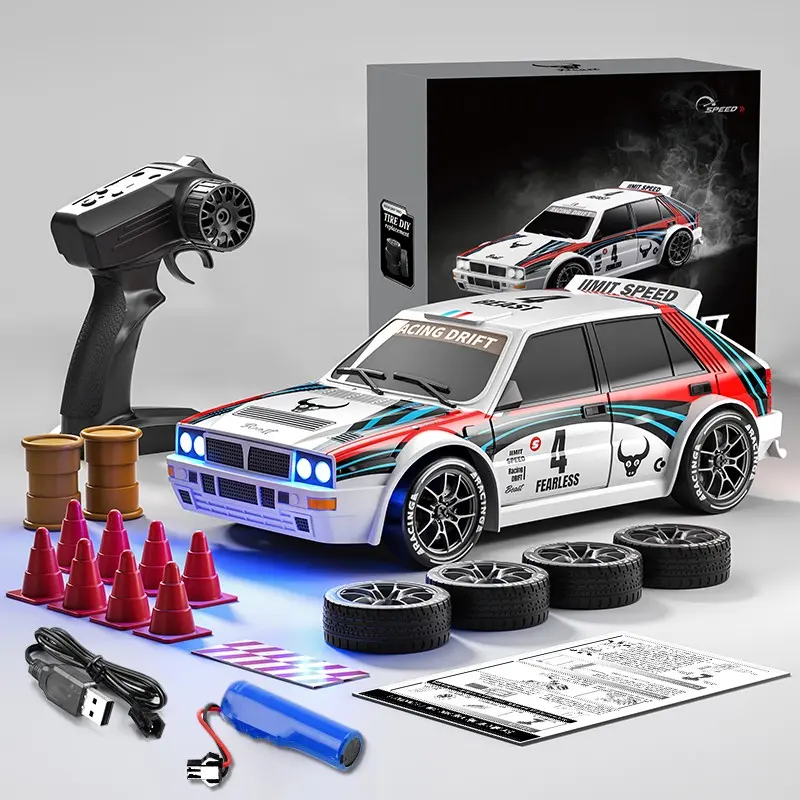 Remote Control Drift Car, 2.4GHz Four-Wheel Drive, Remote Control Racing Car, Stunt Car, Model Car, Holiday Toy Gifts