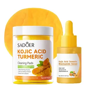 Kojic Acid Turmeric Power Duo for Face & body | Ideal for Troubled Skin & Use After Spot Care | Soothing & Calming with Kojic Acid, Turmeric, Niacinamide