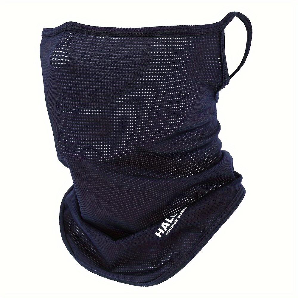 Summer unisex ice silk face covering sports face towel with lightweight mesh design
