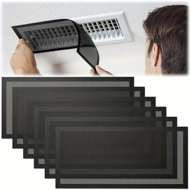 Industrial Grade Magnetic Vent Cover Kit, Material Polyester, Fit High-Strength 5.5x12 Inch Weatherproof Coverage Register Sealing Shields, Ergonomic Design Airflow Allocation Pads for Mechanical Filtration, Ultimate Home Improvement Hardware Pack