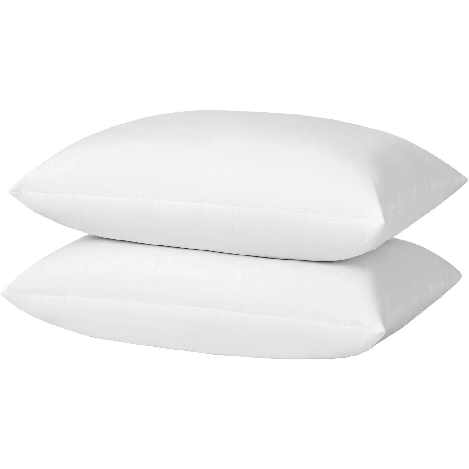Hotel-Style Queen Size 20x28 Goose Feather & Down Bed Pillow - 100% Odor Free Sleep Pillow for Neck Support & Cool Comfort - 233TC Cotton Shell with Anti-Prick Inner Layer Queen 20x28 Inch