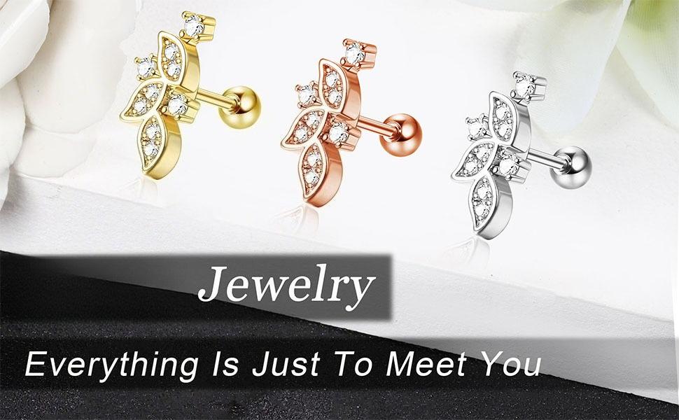 16Pcs Mixed 16G-20G Stainless Steel Cartilage Earring Set | Silver | Gold & Rose Gold Piercing Kit | Helix, Rook, Conch, Tragus & L-Shaped Nose Rings | Hypoallergenic Body Jewelry for Women 16Pcs Mixed 16G-20G Stainless Steel Cartilage Earring Set | Silver | Gold & Rose Gold Piercing Kit | Helix, Rook, Conch, Tragus & L-Shaped Nose Rings | Hypoallergenic Body Jewelry for Women