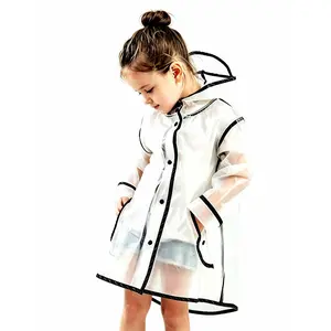 Cpzvucak Kids Boy Girls Rain Jacket Coat Raincoat with Hood Poncho Jacket Lightweight Raincoat Waterproof with Hood Protective Poncho Jacket Pockets 1-10 Years