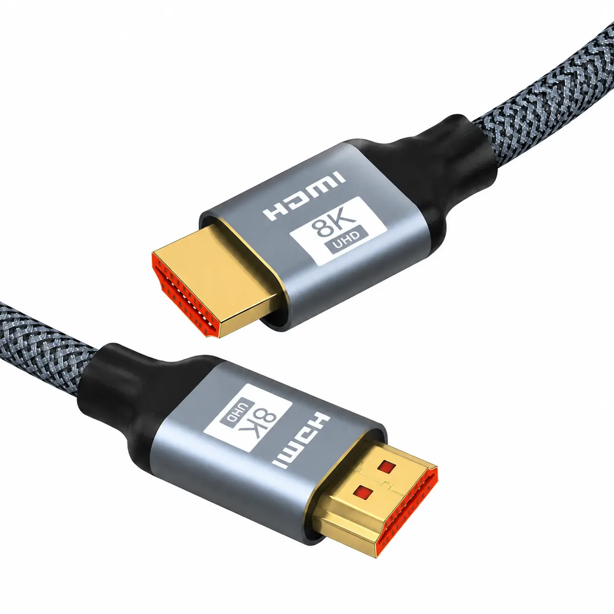 Ultra High-Definition HDMI 2.1 Certified Cable for Seamless 8K@60Hz and 4K@120Hz Video Transmission, HDR Support, Dynamic Lip Sync, Enhanced Audio Return Channel, Compatible with Laptops, Smart TVs, Gaming Monitors, and Home Theater Projectors