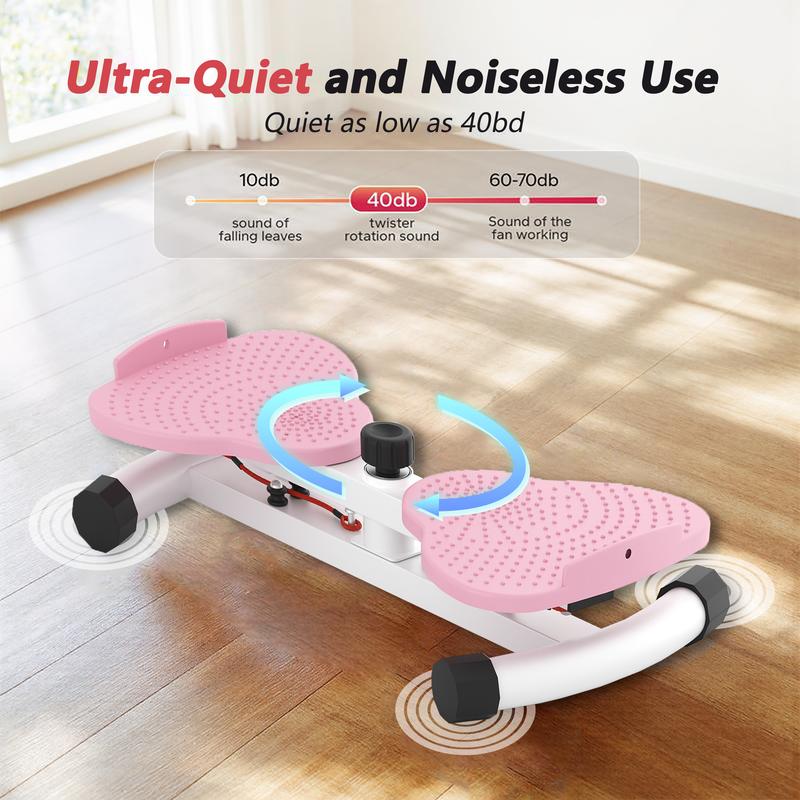 Waist Twist Machine Ab Training 350 lbs Capacity Ab Board for Women - Core Workout Equipment Portable Waist Toner for Aerobic Exercise - Home Gym Cardio