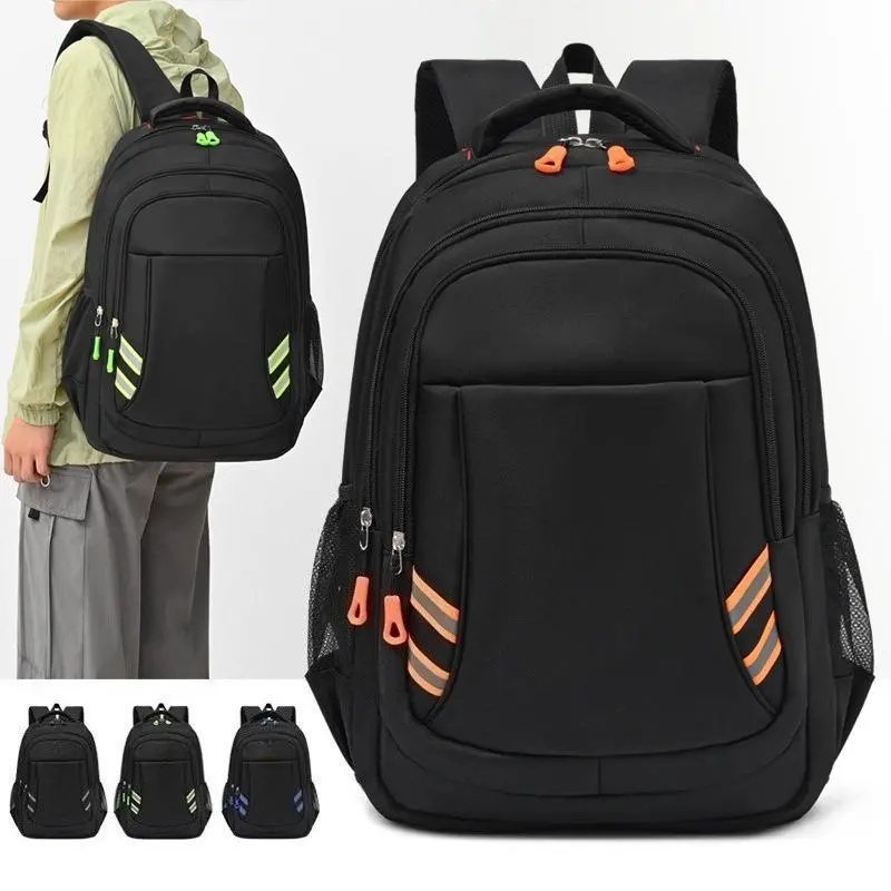 New Men's Casual Backpacks for School, Roomy Multi-Pocket Luggage Bag with Padded Laptop Compartment, Adjustable Padded Shoulder Straps, Breathable Ergonomic Back Panel for Work Commute, Travel