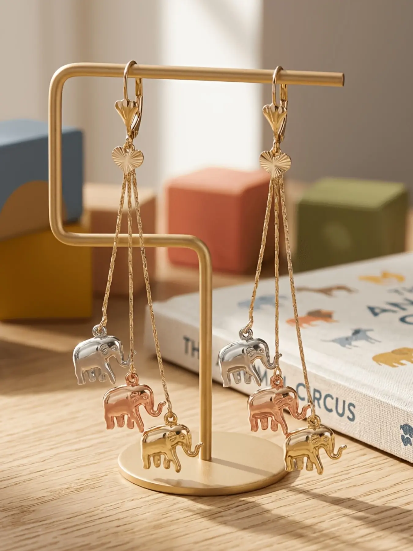 Women's Fashion Dangle Earrings, Elegant Elephant Fringe Earrings, Perfect for Valentine's Day, Mother's Day, Thanksgiving, Daily Wear, Gift Jewelry