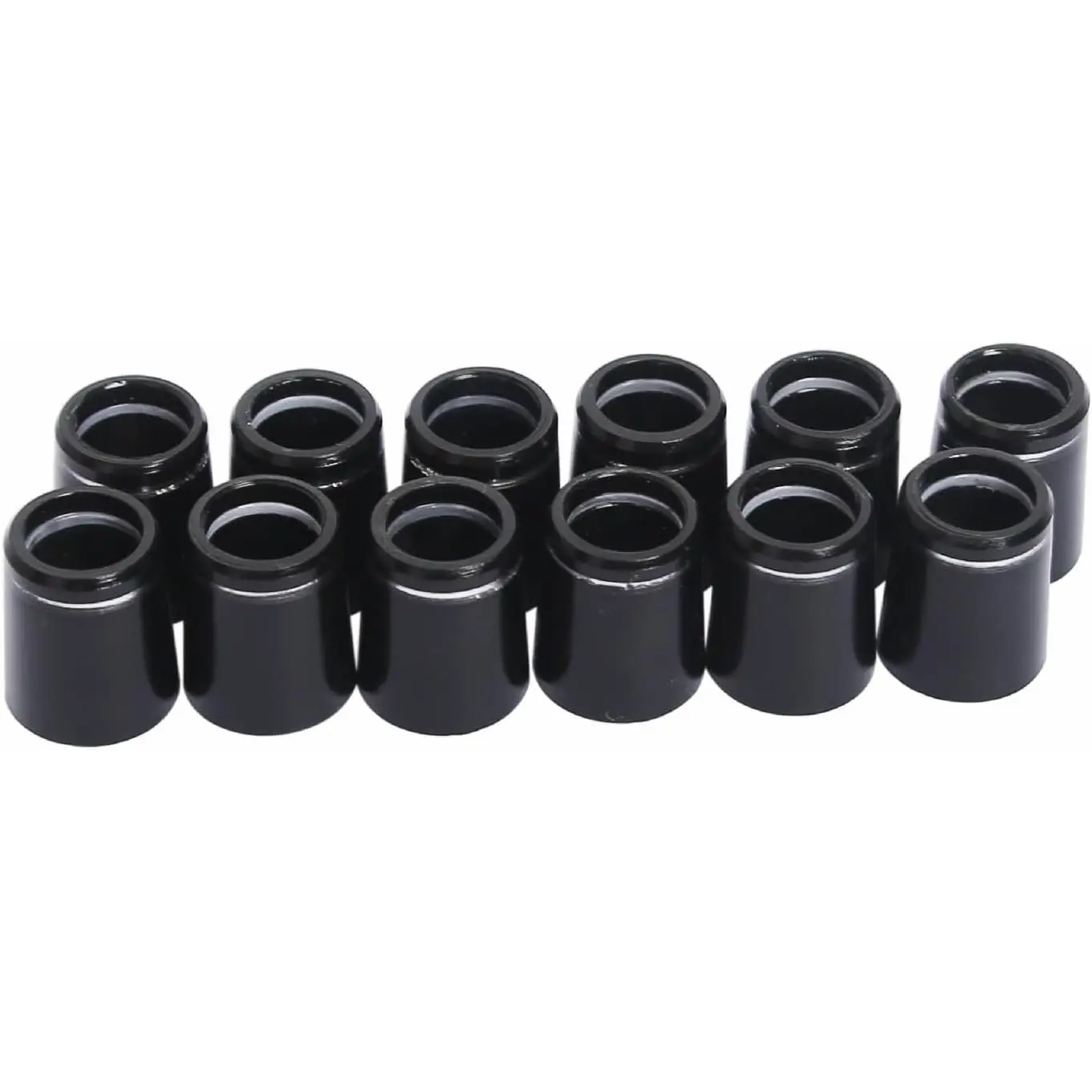 12 count ' Black Golf Club Ferrules for Irons Shaft  with Single  Ring