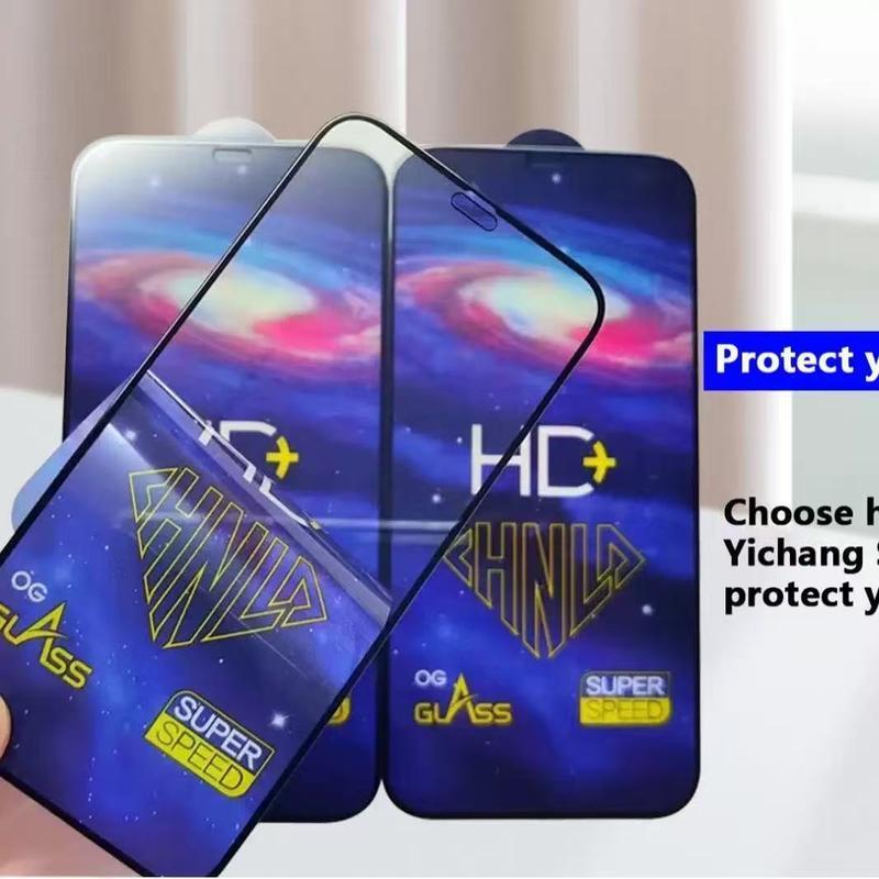 Glass Screen Protector Tempered Glass for iPhone 17 16 15 14 13 12 11 Series Pro Max Plus XR XS Max 8 7 HD+ Super Speed Protection Cover iphone 16 plus cases iphone 15 pro max case iphone 13 case iphone 14 cases screen protector junk phone case