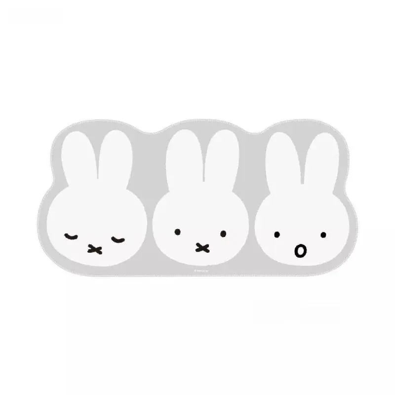 Kawaii Miffy Mouse Pad Cute Cartoon Rabbit Office Desk Mat with Non-Slip Base​ for Students & Office Workers Cute Fresh Design