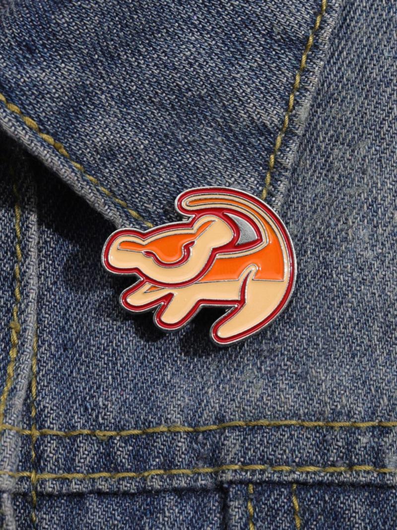 Cute Cartoon Animal Themed Brooch, Fashion Alloy Pin for Daily Clothing Decor, Trendy All-match & Exquisite Brooch for Birthday Gift