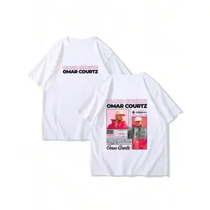 Clothes;Summer TopsRapper Omar Courtz Ra Musa T-Shirt Suitable For Both Men And Women, Fashionable Hip-Hop Streetwear, Stylish Topsummer Outfits Unisex 100% Cotton T-Shirt