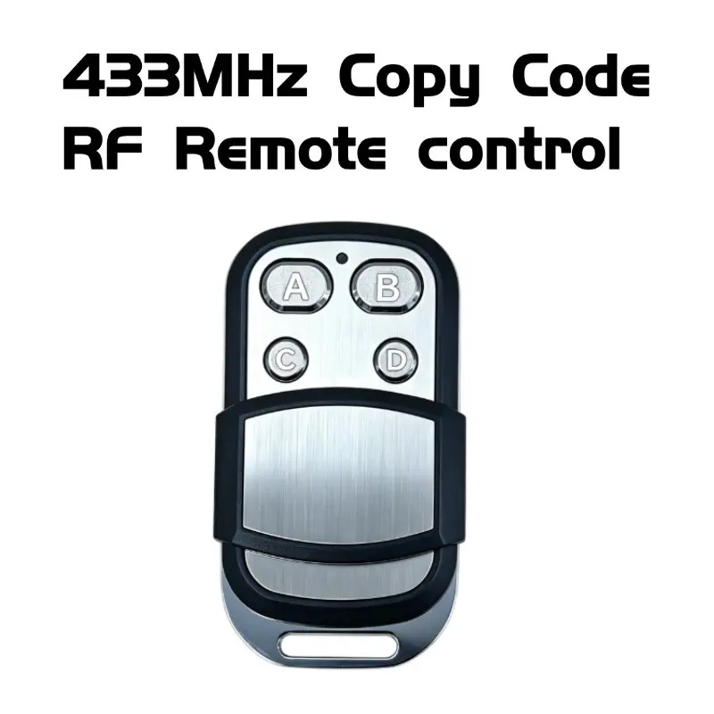 Universal Remote Control RF 433mhz, Copy Garage Door Key Switch Remote, Wireless Transmitter for Garage Door, Barrier Gate, Roller Shutter