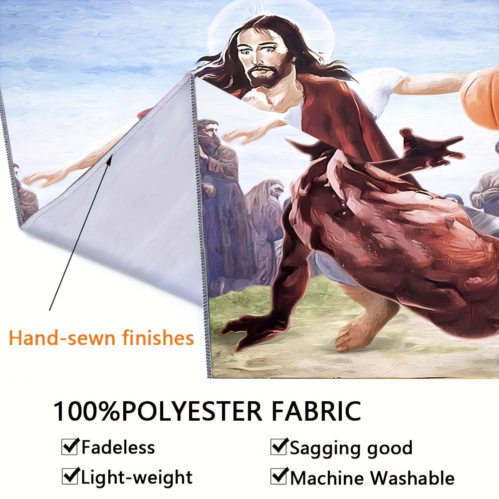 Basketball Tapestry Funny Wall Hanging Decorative Polyester Tapestry for Living Room Bedroom Office Home Room Party Decoration