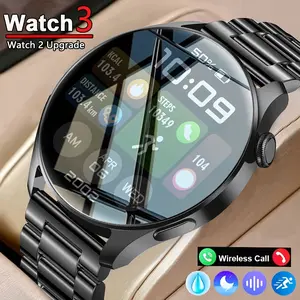 1.53inch High-Definition Screen Smartwatch 280mAh Battery Outdoor Sports Fitness Message Push Music Control Weather Display Wireless Calling Men's Smartwatch
