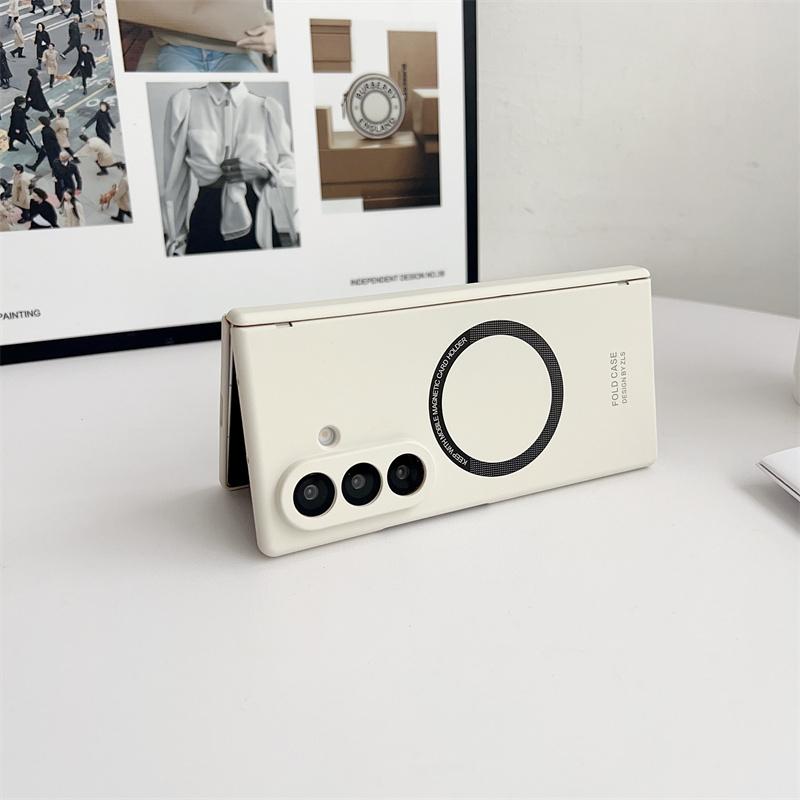 Magsafe Ultra Thin Matte Hinge Case for Samsung Galaxy Z Fold 7 6With S Pen Slot Wireless Charging Screen Glass Shockproof Cover