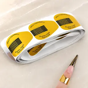 Honeycomb Nail Art Stencil, Acrylic UV Gel Extension Template, Bee Pattern Detailing Decal, 3D Nail Enhancement Tool for Precise Outline and Dimension, Beginner to Professional Nail Design Aid