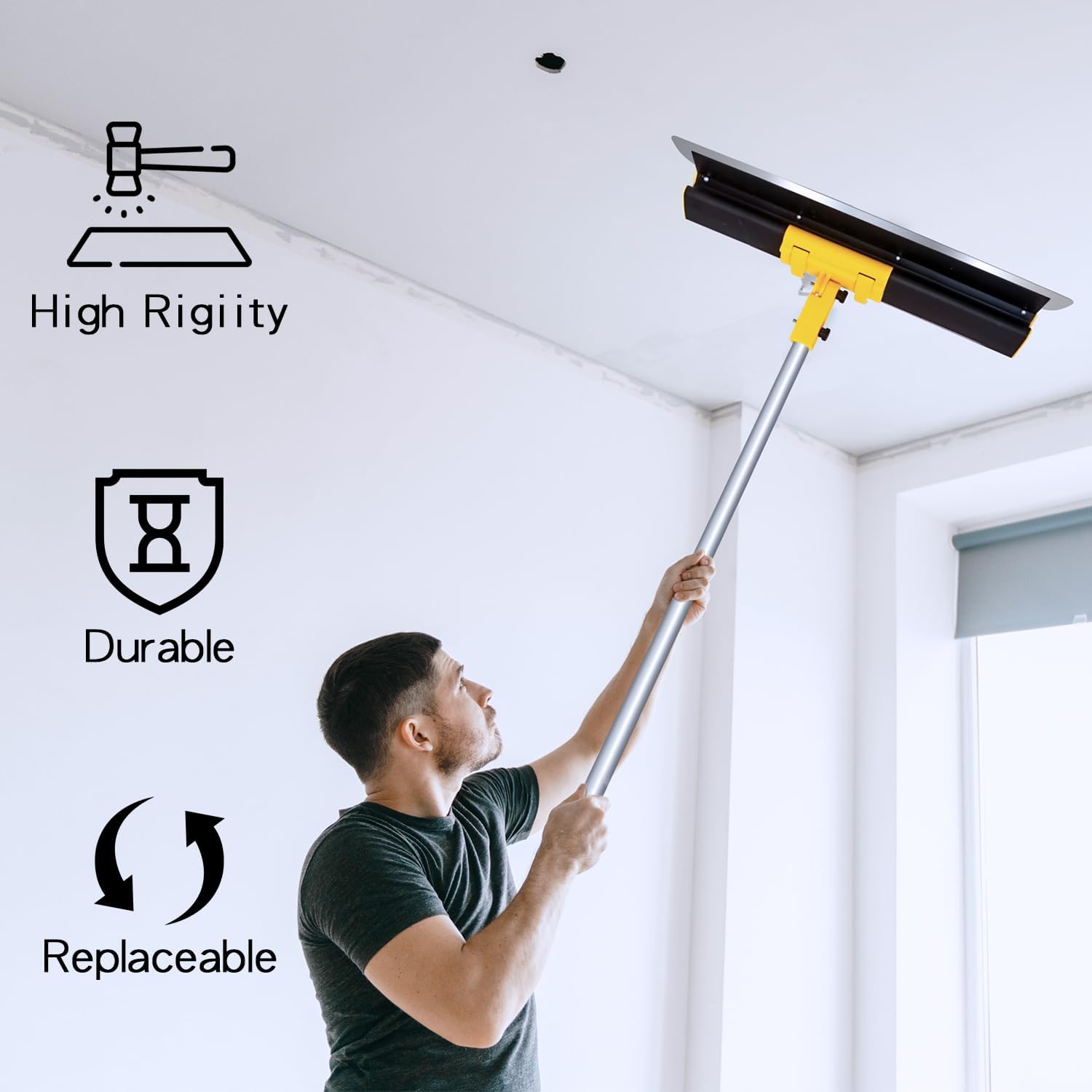 Drywall Skimming with Extension Handle Set, made of Alloy, 10"+24"+32" Skimming + Adjustable Length Extension Rod + Adjustable Angle Holder Drywall Skimming with Extension Handle Set, made of Alloy, 10"+24"+32" Skimming + Adjustable Length Extension Rod + Adjustable Angle Holder