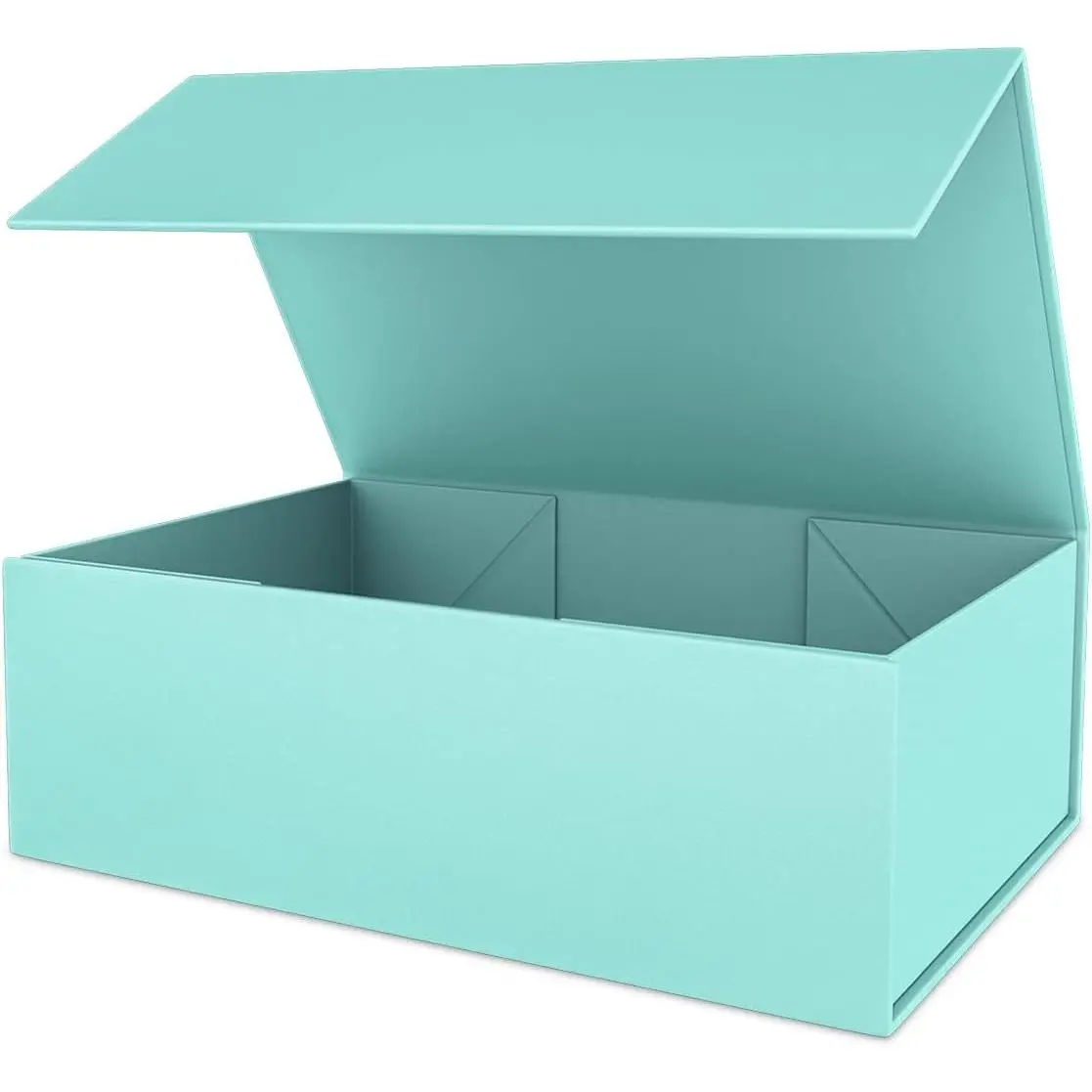 Box 12" x 6" x 4" with  Closure Lid Gifts Boxe for Presents,Bridesmaid Gifts Boxes,Cute Box,Birthday  Boxe,Luxury for Gifts Packaging,   Boxes for Wrapping Gifts (Light Blue)