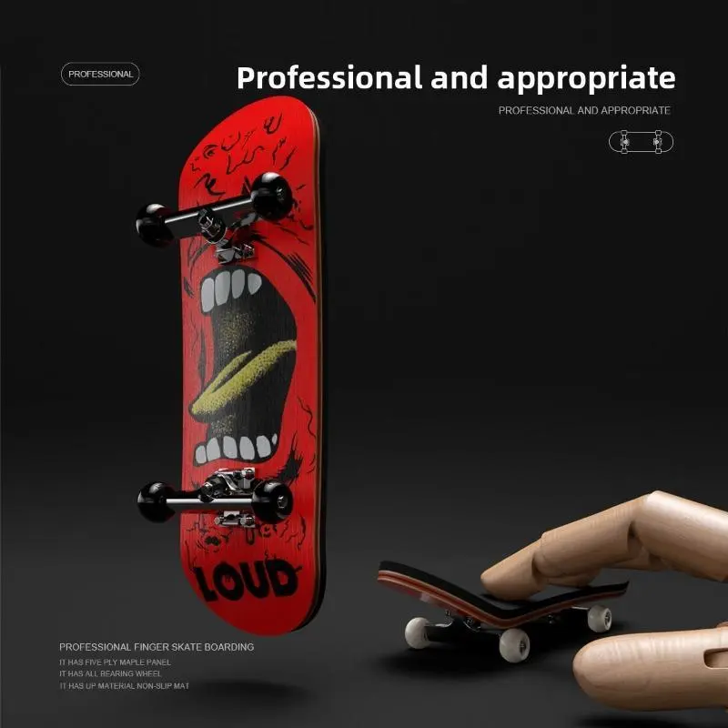 Portable Mini Finger Skateboard, Pocket-Sized for Skate Tricks Practice, Ideal for Indoor & Outdoor Anytime Anywhere Entertainment Portable Mini Finger Skateboard, Pocket-Sized for Skate Tricks Practice, Ideal for Indoor & Outdoor Anytime Anywhere Entertainment
