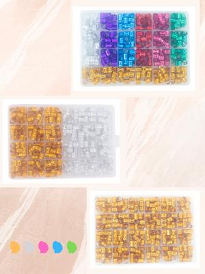 400 Hair  for Braids Accessories Dreadlocks Beads Hair Cuffs Hair Rings Hair Braid Clips Colorful Aluminum Adjustable Metal Hair Accessories for Women and Girls (Multi-colored)