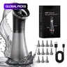 Electric Earwax Removal System, Ear Wax Removal Kit, Ear Irrigation System, 3-Gear Hydraulic Ear Cleaning Set with Water Temperature Sensor, Visible Waste Bin & USB Charging #GLOBAL PICKS