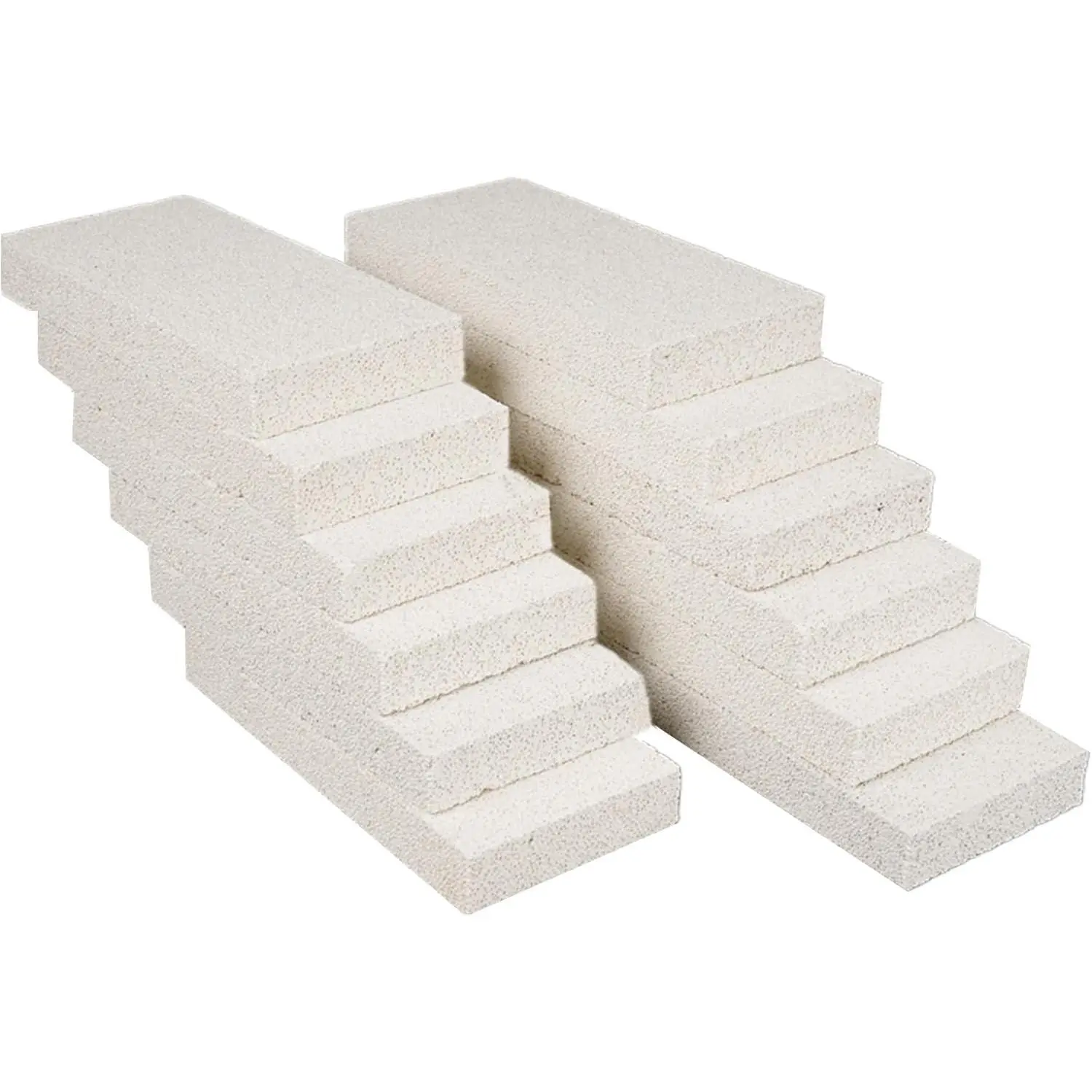 12 Pieces 2300F Rated Insulating Fire Bricks 9" x 4.5" x 1.25" Heat Resistant Insulation Bricks for Ovens Kilns Blacksmith Fireplaces Forges