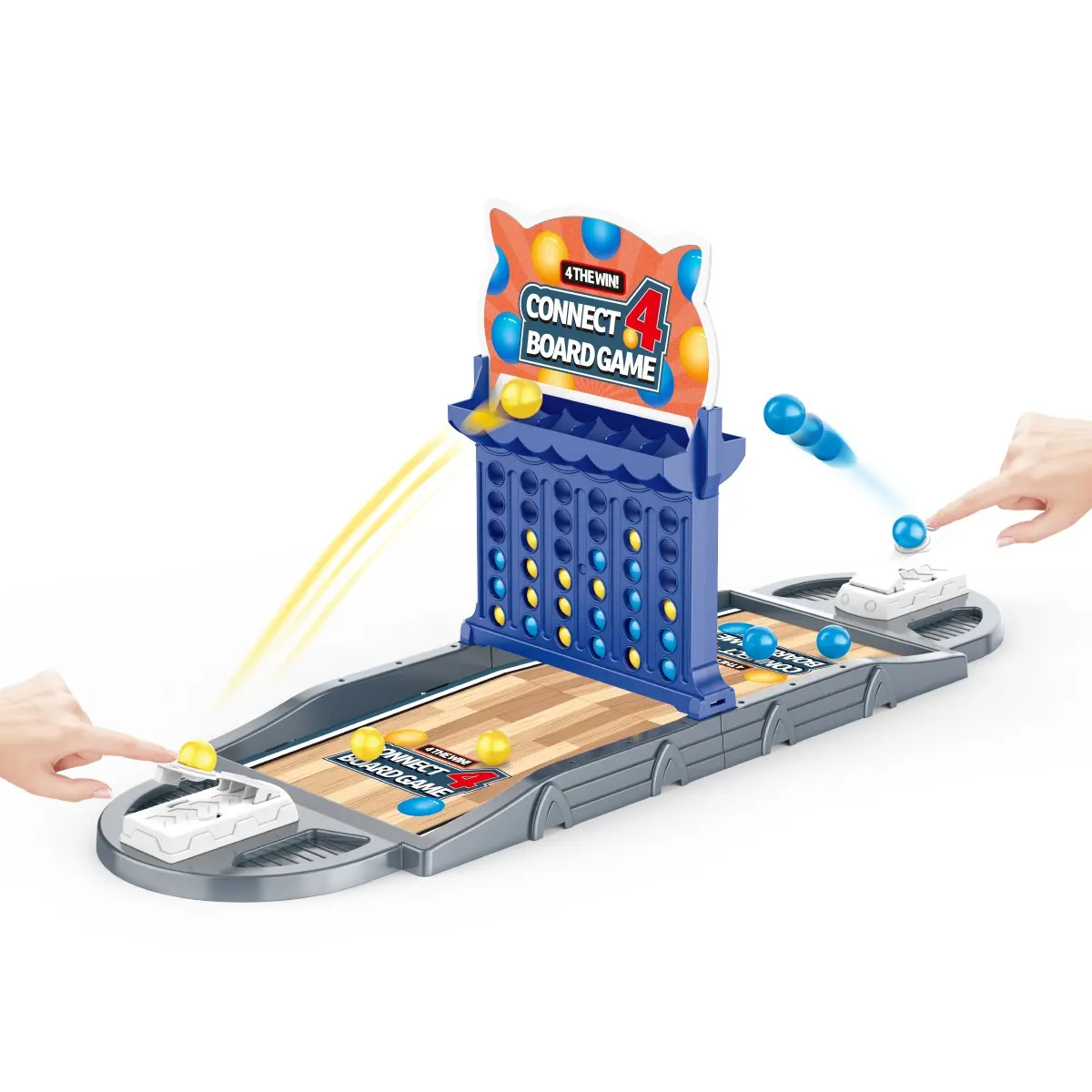 Double Four-In-A-Row Tabletop Game, Fun Family Interactive Puzzle Toy, Suitable for Ages 3+, Christmas Birthday Gift