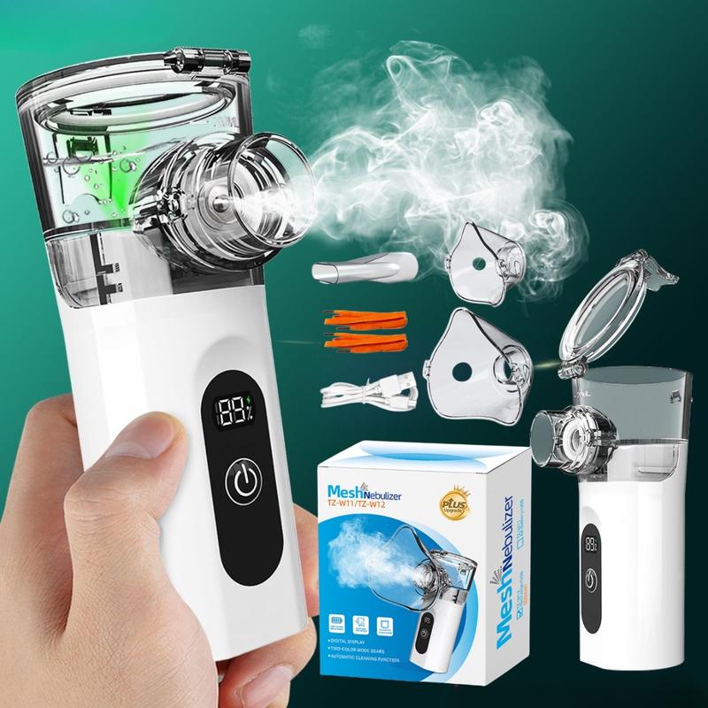 Portable Handheld Air Humidifier, 1 Box Rechargeable Electric Air Humidifier with Automatic Cleaning Function, Personal Care Appliances for Adults & Kids