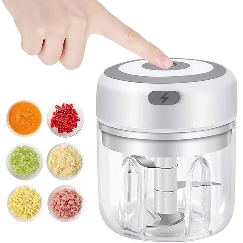 250ml Multifunctional Cooking Machine Automatic Household Meat Grinder Baby Supplementary Food Stirring Minced Garlic