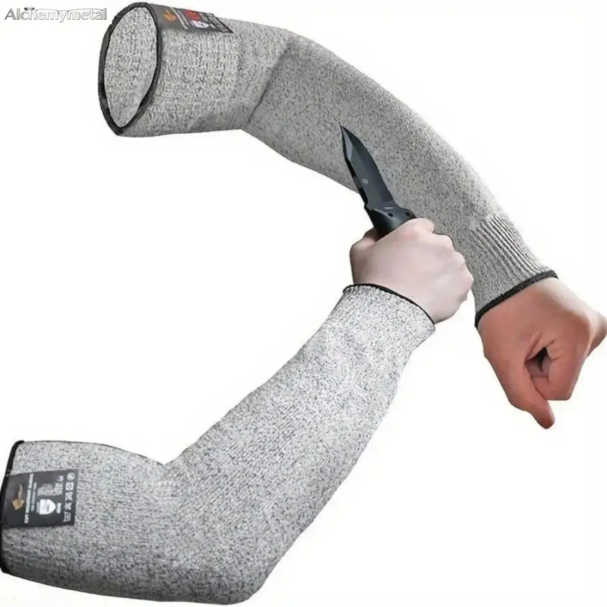 Cut Resistant Arm Sleeves, Protective Work Arm Guards with Full Coverage, High Elasticity & Breathable Anti-Abrasion Fabric, Lightweight Easy-Care Forearm Protection for Gardening, Yard Work & Outdoor Jobs