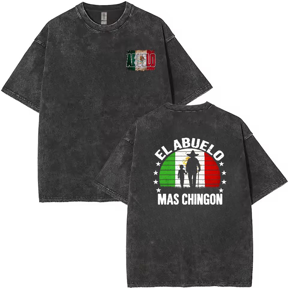 El Abuelo Mas Chingon Shirt Mexican Grandpa Shirt Father’s Day Present for Dad Graphic Tee Tshirt for Men Best Dad Gift Ever 2026