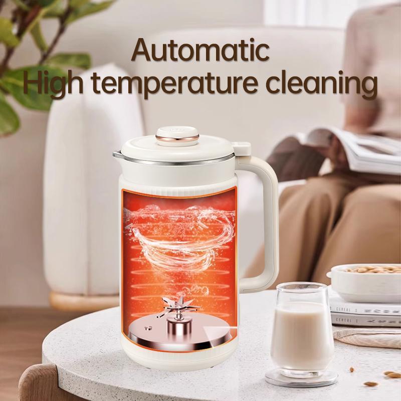 Rapid  Nut Milk Maker,40oz Large Capacity Stainless Steel Automatic 9 in 1 Soy Milk Machine for Homemade,Oat,Plant-Based Milk and Non-Dairy Beverages Almond Cow Milk Machine with Delay Start,Self Cleaning