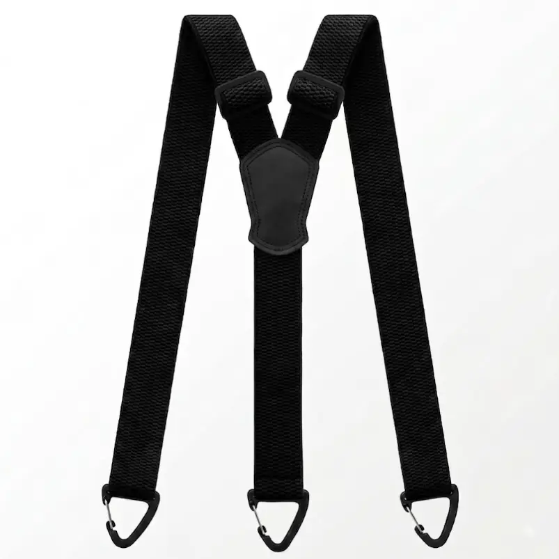 Men's 1.5" Invisible Skiing Suspenders - Heavy-Duty Under Clothes Elastic Braces with 3 Quick Snap Loops for Skiing, Hiking & Outdoor Gear